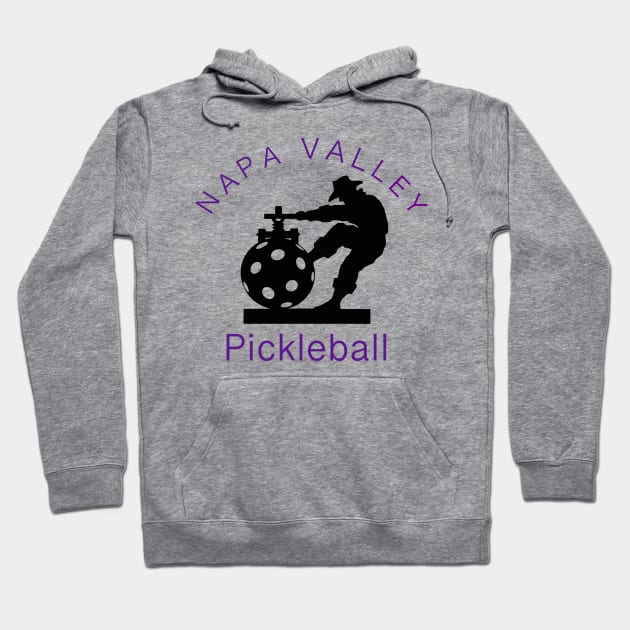 Napa Valley Pickleball Classic (front only) Hoodie by T Santora